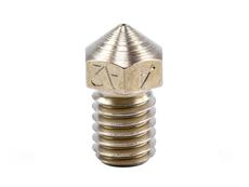 Micro-Swiss Plated Brass Wear Resistant M6 Nozzle - 1.75mm x 0.40mm