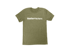 MatterHackers Printed Heather T-Shirts Olive Heather Large